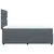 Vidaxl Box spring postelja z vzmetnico temno siva 80x200 cm žamet