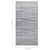 vidaXL Zunanja preproga siva 120x180 cm PP