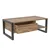 HANAH HOME Haldizen Klub sto, 105x40x55cm, Braon-crni