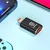 OTG adapter Techsuit HyperPort A6 USB-A v Lightning USB 3.0, PD30W, 5Gbps, GaN - oranžen