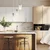 Luster na sajli MADERA 3xE27/60W/230V bela/drvo