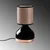 Opviq Stona lampa 8012, 17x17x33 cm, IP20, Crno-smeđa
