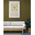 Plakat s paspartujem in stilskim vzorcem - 60x90 white