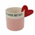 Cute&Cool HOME dekorativna šolja, srce 300ml
