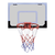 vidaXL Indoor set za košarku; obruč s mrežicom + tabla + lopta + pumpa
