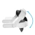 OCULUS Meta Quest 3 or Quest 3S White Strap