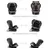 KikaBoo Autosedište 0-1-2-3 (0-36 kg) Stark ISOFIX Black (KKB70079)