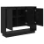 Kreveta Crni hrast 97 x 29 x 75 cm Konstruirano drvo