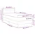 Vidaxl LED Box Spring Postelja z LED trakami Taupe 90 x 190 cm blago