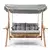 Hanah Home Baštenska ljuljaška Galata Swing S2 120x195x58cm Siva