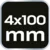 shumee Ploščati izvijač 4,0 x 100 mm