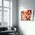 Wallity Dekorativna slika na kaljenom staklu, 70x110cm, Šarena