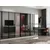 Hanah Home ormar sa reflektujućim staklom Nisa 20665, 360 cm, peščar