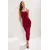 Trendyol Milla Ženska haljina Twoss25El00234, Bordo