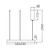 Braytron LED LED visilica BRY-BELLA-SLP-PD-KVADRATNA-CRNAC-46W-3U1-IP20