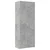 Visoka komoda boja betona 70x42,5x185 cm od konstruiranog drva