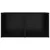Set TV komoda Zidne Crna 72 x 35 x 37 cm Konstruirano drvo
