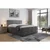 Livetastic BOXSPRING POSTELJA 180 cm  x 200 cm , les, kovina, umetna masa, tekstil antracit
