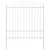 Vrtna Ograda 5 pcs Bijelo 170 x 215 cm Čelik s prahom premazan