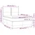 Vidaxl Box spring postelja z vzmetnico moder 140x190 cm blago