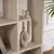 Hanah Home Polica za knjige Manco, 122x188x25.5 cm, Krem