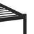 Vidaxl Kovinski posteljni okvir brez vzmetnice sonoma hrast 193x203 cm