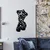 Wallity Zidna dekoracija Hemdem, 35x68 cm, 1.2mm, Crna