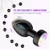 LED Analni vibrator black