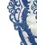 Conceptum Hypnose Tepih Hmnt958, Ovalni, 80x50 cm, Plavi