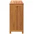 Konzolni vrtni stol 110 x 35 x 75 cm od masivnog drva bagrema