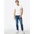 Urban Classics Kavbojke Knitted Denim Jogpants, modra