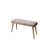 HANAH HOME Vina Mini 03 0701 Oak Soho Grey (Produžni set trpezarijskih stolova i stolica (6 komada))