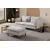 Atelier del Sofa Trosed Flexy, 195 x 100 x 75 cm, Krem