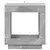 Bocni stol Betonska siva 60 x 40 x 65 cm Konstruirano drvo