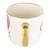 Velika porcelanasta skodelica v škatli za valentinovo darilo 385 ml