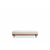 ATELIER DEL SOFA Tabure Eti Oak Pouffe White