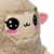 KAWAII Ovčka rjava plišasta igrača 22cm