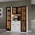 Hanah Home Nero Duo vitrina za kafe kutak sa LED osvetljenjem 160 × 190 × 44 cm, bela