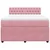 VIDAXL Box spring postelja z vzmetnico roza 140x190 cm žamet