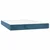 Vidaxl Box spring postelja z vzmetnico LED temno modra 140x190cm žamet