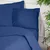Tonne Bleue - Tamnoplavi Ranforce Prekrivač za Dušek 200 x 200 cm