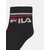 FILA Nogavice siva/rdeča/črna