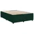 Vidaxl Box spring postelja z vzmetnico temno zelena 140x200 cm žamet