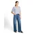 TOM TAILOR Bluza temno modra/bela