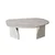 Hanah Home Klub sto Rock, 105x35x65 cm, Krem