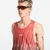 BANDIT Shredder™ Shorty Race Singlet Uneven Gradient - Poppy L