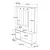 Hanah Home Komoda za hodnik On11-W, 102.2x178.2x35.5 cm, Bela