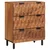 Kreveta 2 pcs Finš acacije smeđa 60 x 33 x 75 cm
