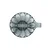 Flower Oval Dripper 101 Prozorna črna skodelica 1-2