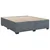 Vidaxl Box spring postelja z vzmetnico temno siva 200x200 cm žamet